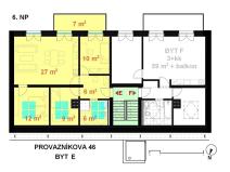 Prodej bytu 4+kk, Brno, Provazníkova, 75 m2