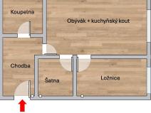 Pronájem bytu 2+kk, Plzeň, Otýlie Beníškové, 54 m2