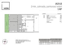 Prodej bytu 2+kk, Kouřim, Nová, 47 m2
