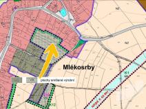 Prodej pozemku pro komerční výstavbu, Mlékosrby, 1205 m2