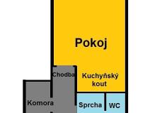 Prodej bytu 1+kk, Poděbrady, Kunštátská, 30 m2