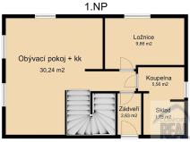 Prodej pozemku pro bydlení, Hlinsko, 300 m2