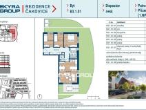 Prodej bytu 4+kk, Praha - Vysočany, 77 m2