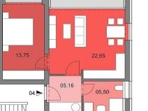 Pronájem bytu 2+kk, Mladá Boleslav - Čejetice, Nad Červenkou, 47 m2