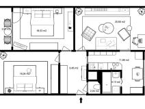 Prodej bytu 3+1, Ústí nad Labem, Maková, 82 m2