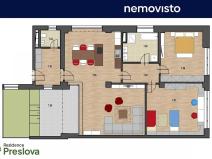 Prodej bytu 3+kk, Ostrava, Preslova, 159 m2