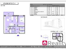 Prodej bytu 2+kk, Pohořelice, Znojemská, 66 m2