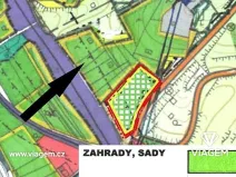 Prodej zahrady, Štětí, 754 m2