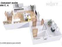 Prodej bytu 1+kk, Rapotín, Výzkumníků, 54 m2