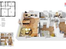 Pronájem rodinného domu, Třtice, 68 m2