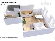 Prodej bytu 1+kk, Rapotín, Výzkumníků, 28 m2