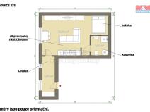 Pronájem bytu 1+kk, Radnice, náměstí Kašpara Šternberka, 39 m2