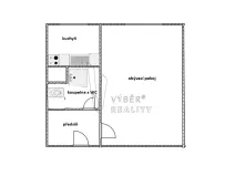 Prodej bytu 1+kk, Praha - Chodov, Valentova, 31 m2