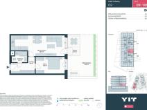 Prodej bytu 2+kk, Kladno, Ke stadionu, 51 m2