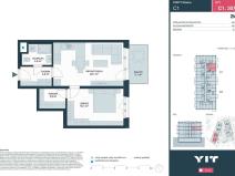Prodej bytu 2+kk, Kladno, Ke stadionu, 49 m2