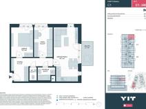 Prodej bytu 3+kk, Kladno, Ke stadionu, 63 m2