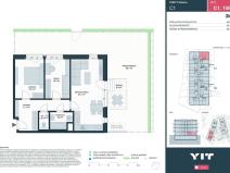 Prodej bytu 3+kk, Kladno, Ke stadionu, 67 m2