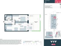 Prodej bytu 2+kk, Kladno, Ke stadionu, 54 m2