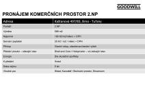 Pronájem kanceláře, Brno, Kaštanová, 589 m2