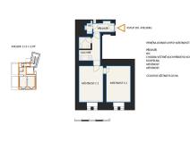 Pronájem bytu 2+kk, Brno, Cihlářská, 51 m2
