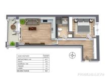 Pronájem bytu 2+kk, Praha - Hloubětín, Poděbradská, 56 m2