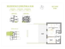 Prodej bytu 2+kk, Brno, Jerlínová, 52 m2