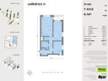 Prodej bytu 3+kk, Praha - Uhříněves, Karla Guta, 59 m2