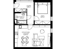 Prodej bytu 2+kk, Praha - Dubeč, 44 m2