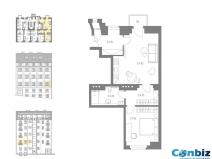 Pronájem bytu 2+kk, Praha - Žižkov, Chlumova, 61 m2