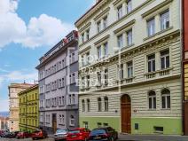 Pronájem bytu 1+kk, Praha - Žižkov, Krásova, 27 m2