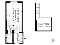Pronájem bytu 1+kk, Praha - Vršovice, Ruská, 19 m2