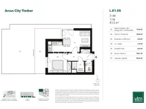 Prodej bytu 2+kk, Praha - Stodůlky, Nekonečného, 44 m2