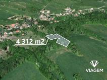 Prodej zahrady, Valkeřice, 4312 m2