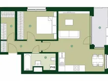 Prodej bytu 2+kk, Praha - Hlubočepy, Silurská, 57 m2
