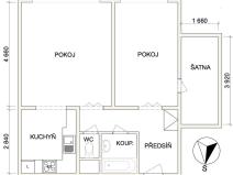 Prodej bytu 2+1, Havířov - Šumbark, Zvonková, 58 m2