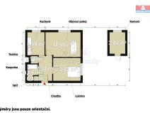 Pronájem bytu 2+1, Červené Poříčí, 60 m2