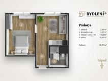 Prodej bytu 1+1, Duchcov, Osecká, 36 m2