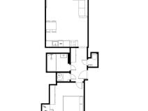 Prodej bytu 2+kk, Praha - Žižkov, Hartigova, 45 m2
