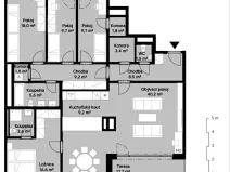 Prodej bytu 5+kk, Praha - Modřany, Kolmanova, 138 m2