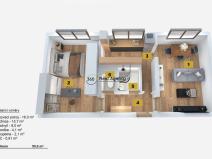 Prodej bytu 2+1, Praha - Břevnov, Pod Královkou, 50 m2