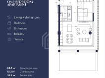 Prodej bytu 1+kk, Vlora, Albánie, 99 m2