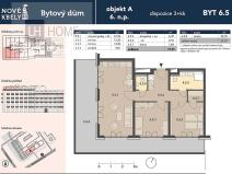 Prodej bytu 3+kk, Praha - Kbely, Mladoboleslavská, 73 m2