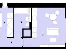 Prodej bytu 2+kk, Brno, Plynárenská, 47 m2
