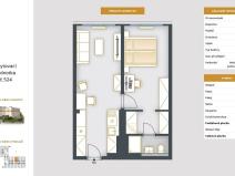 Prodej bytu 2+kk, Praha - Chodov, Čenětická, 46 m2