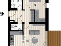 Prodej bytu 2+kk, Praha - Hrdlořezy, Mezitraťová, 60 m2