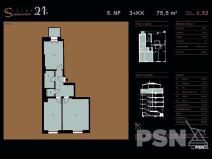 Prodej bytu 3+kk, Praha - Vinohrady, Soběslavská, 69 m2