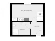 Pronájem bytu 1+kk, Náchod, Borská, 32 m2