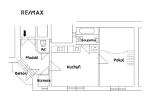 Pronájem bytu 1+1, Praha - Žižkov, Hartigova, 51 m2