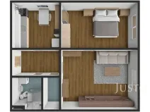 Prodej bytu 2+1, Písek, Budějovická, 53 m2