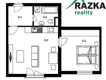 Prodej bytu 2+kk, Nýrsko, 51 m2
